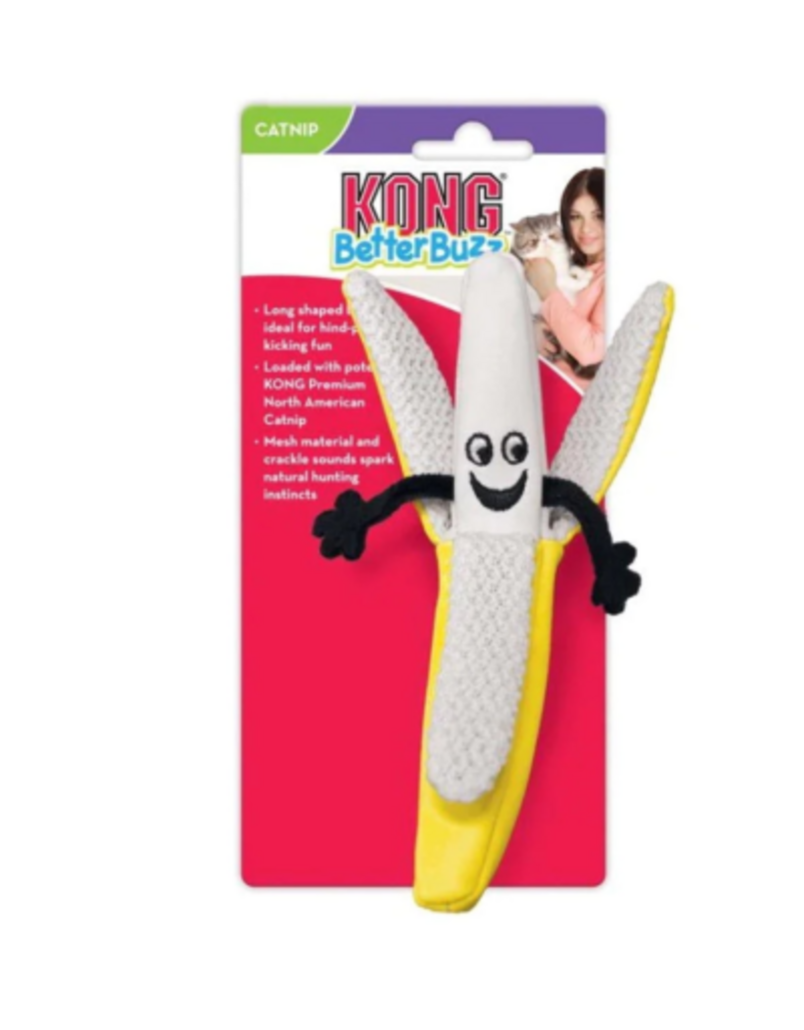 KONG KONG Better Buzz Banana Catnip Toy