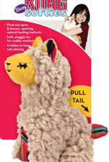 KONG KONG Softies Buzzy Llama Catnip Toy Beige
