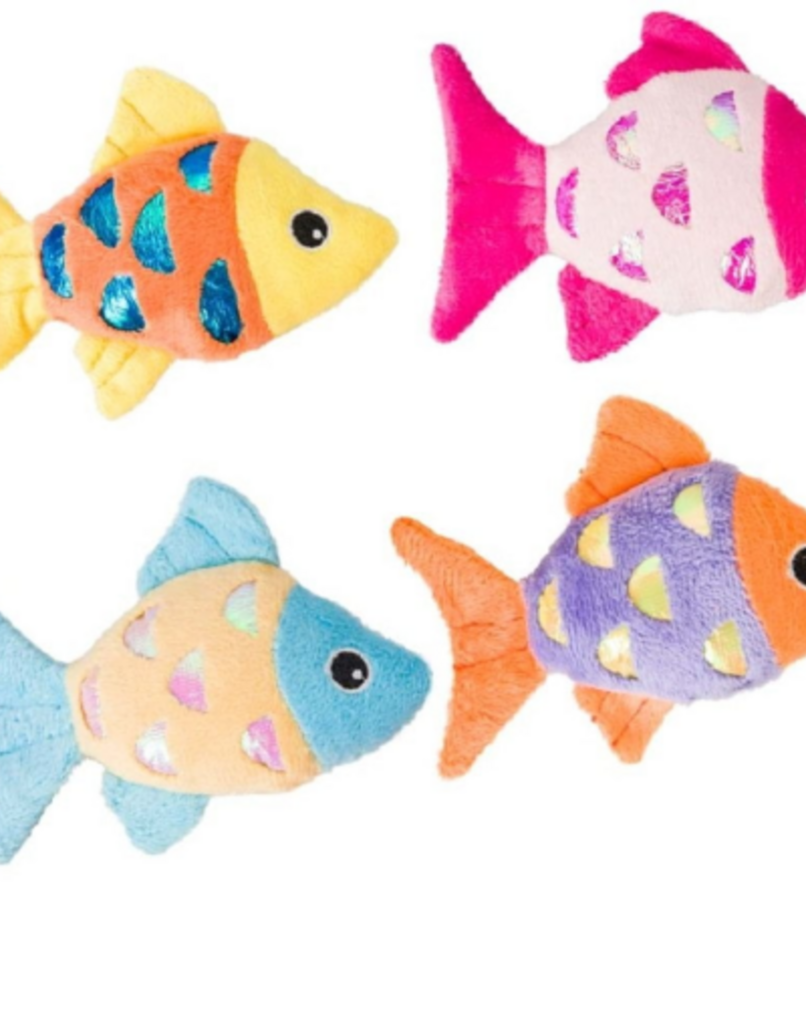 Ethical Pet Spot Shimmer Glimmer Fish Catnip Toy - Assorted Colors - 1 Count