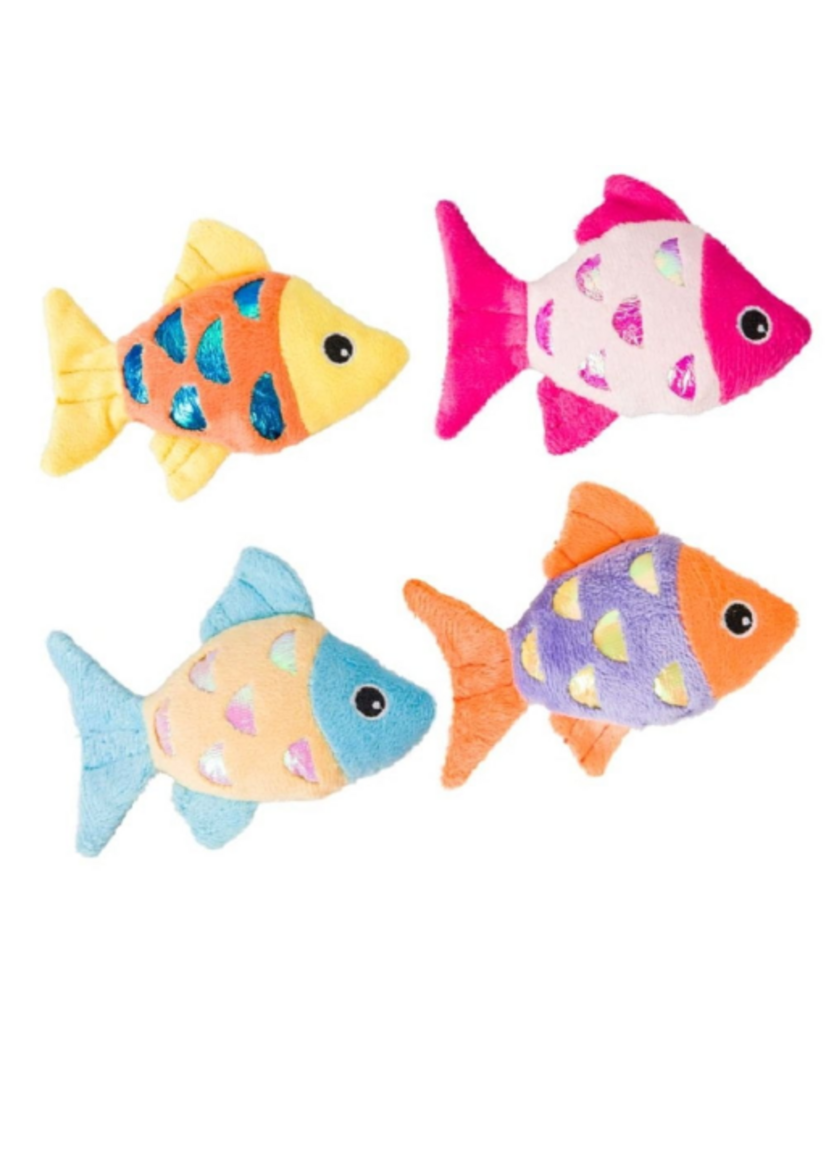 Ethical Pet Spot Shimmer Glimmer Fish Catnip Toy - Assorted Colors - 1 Count