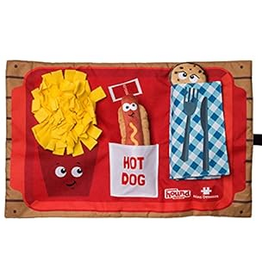 Outward Hound Nina Ottosson by Outward Hound Activity Matz Fast Food Fun Game Plush Dog Puzzle Mat (B099X9BSGC)