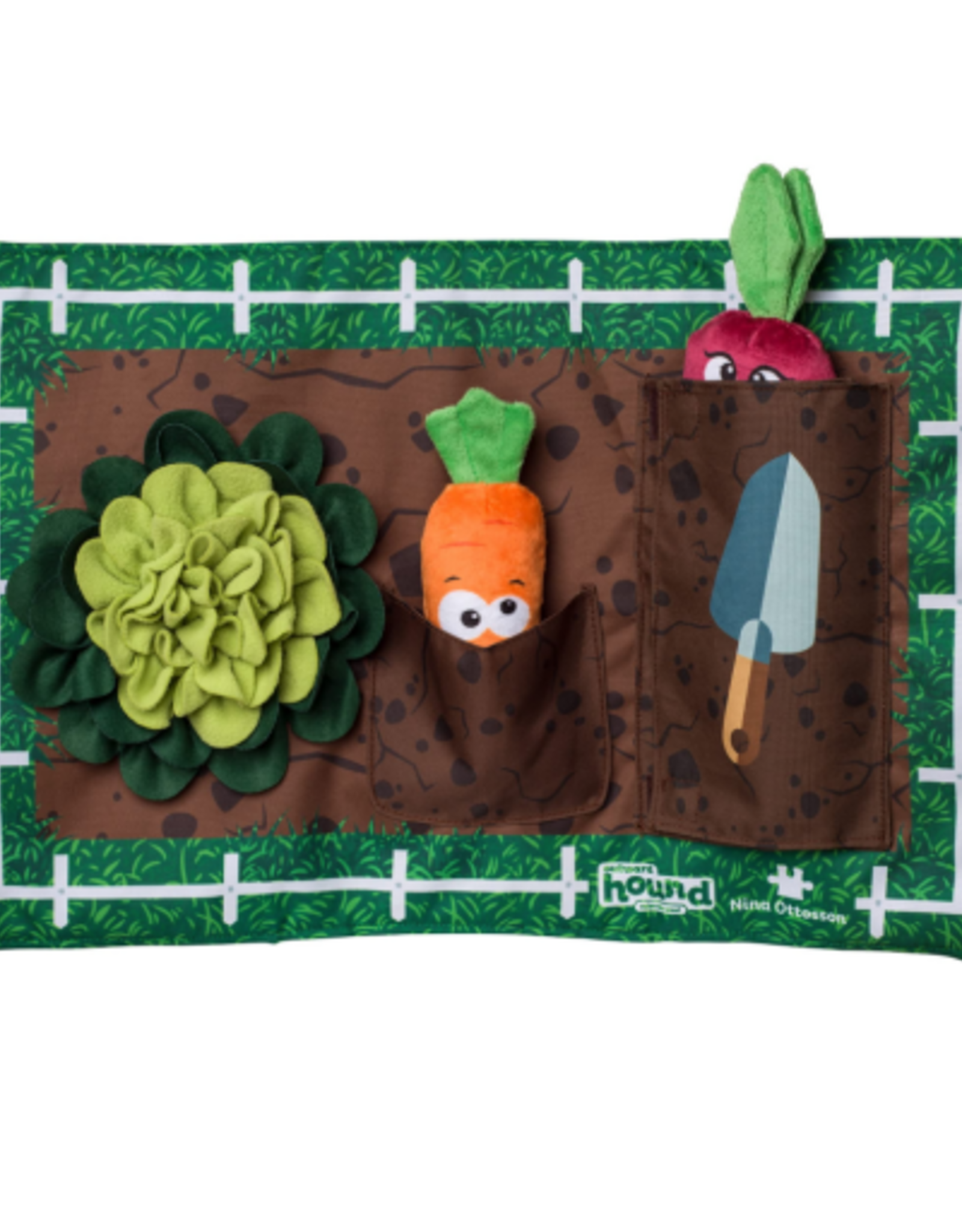 Outward Hound Nina Ottosson by Outward Hound Activity Matz Garden Game Plush Dog Puzzle Mat