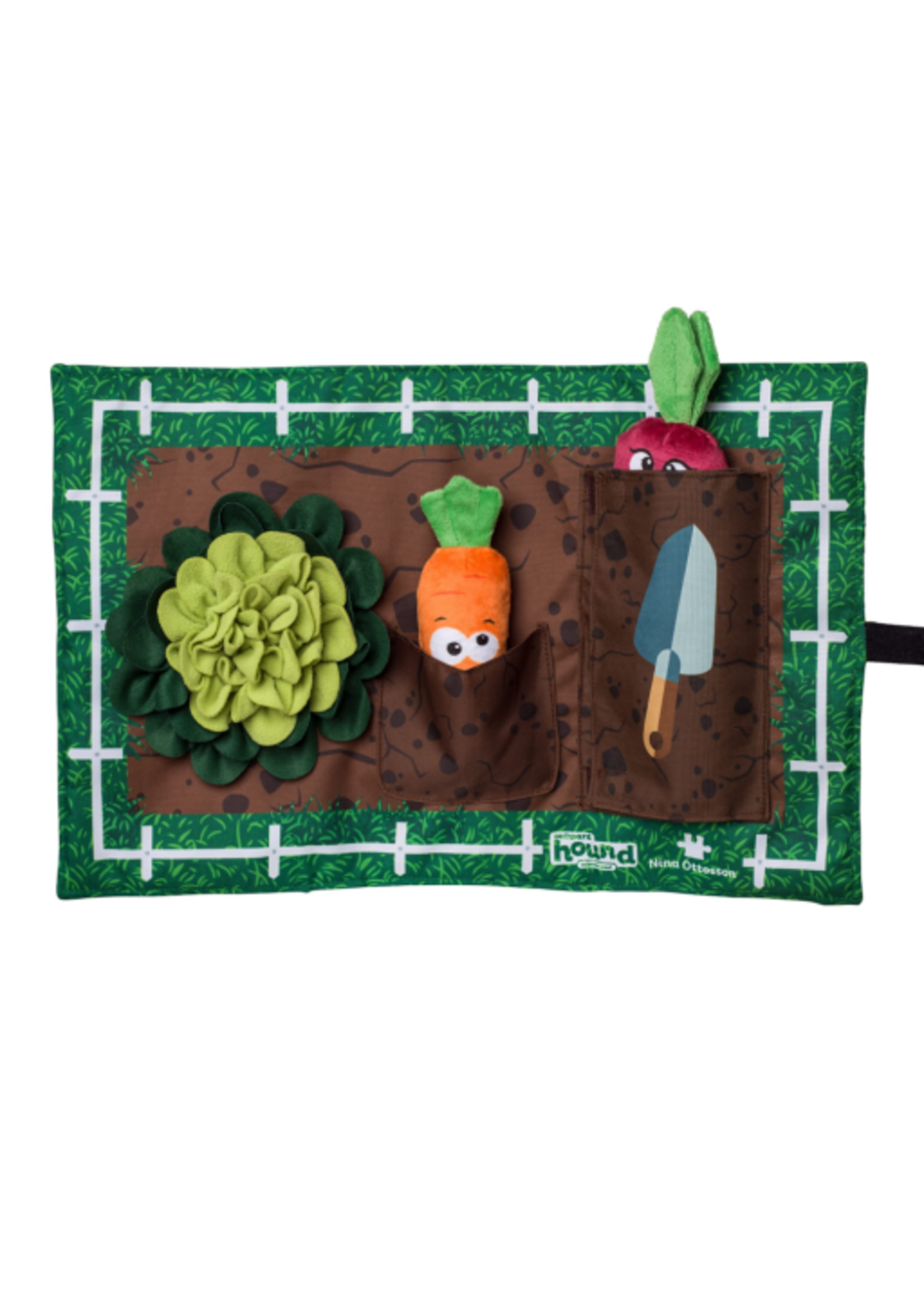 Outward Hound Nina Ottosson by Outward Hound Activity Matz Garden Game Plush Dog Puzzle Mat