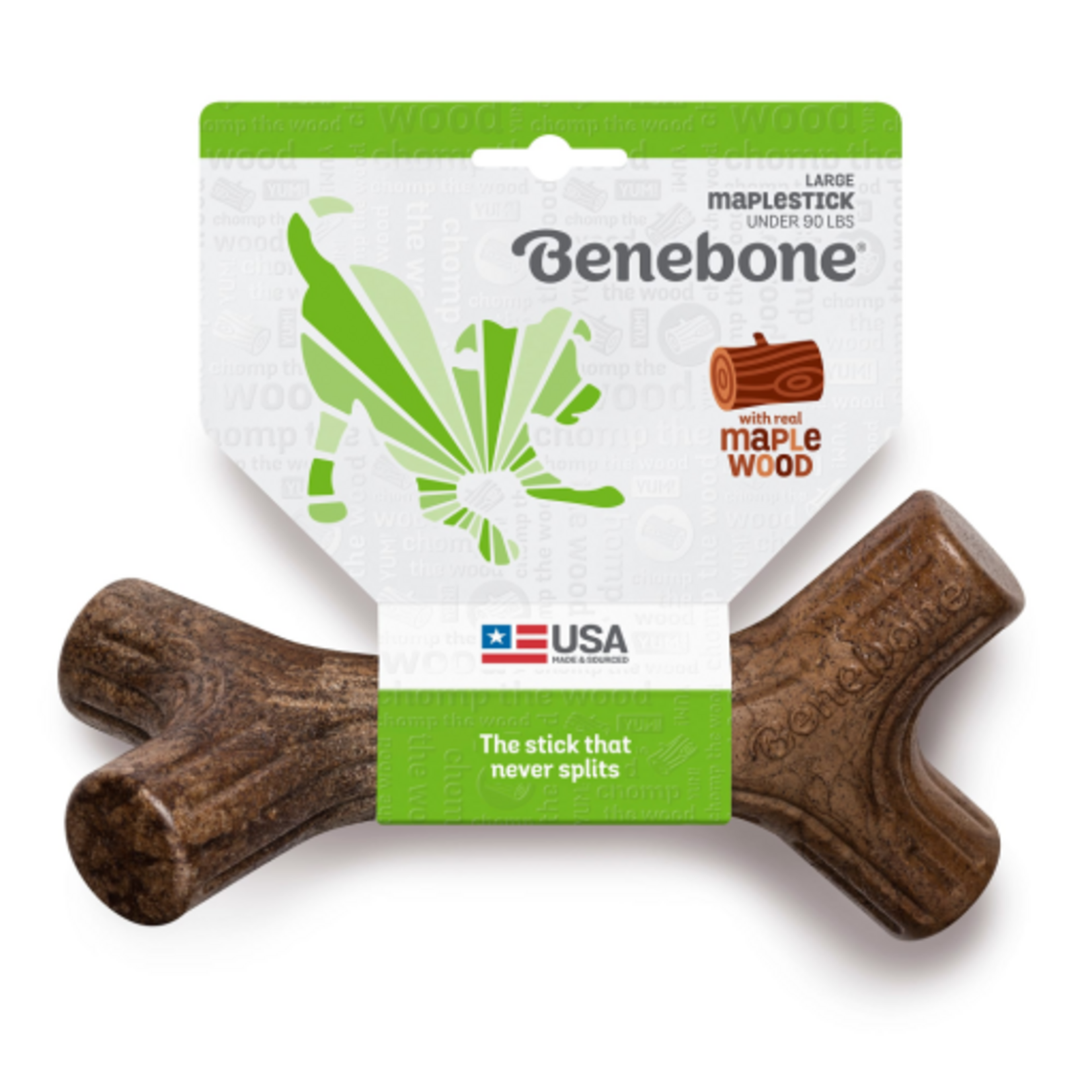Benebone Benebone Maplestick Durable Dog Chew Toy Large