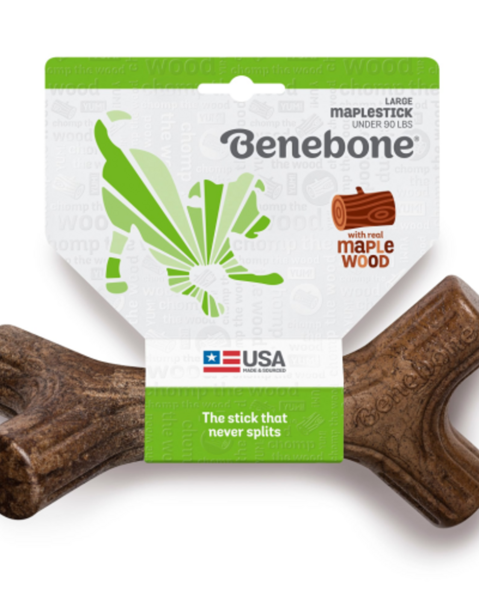 Benebone Benebone Maplestick Durable Dog Chew Toy Large