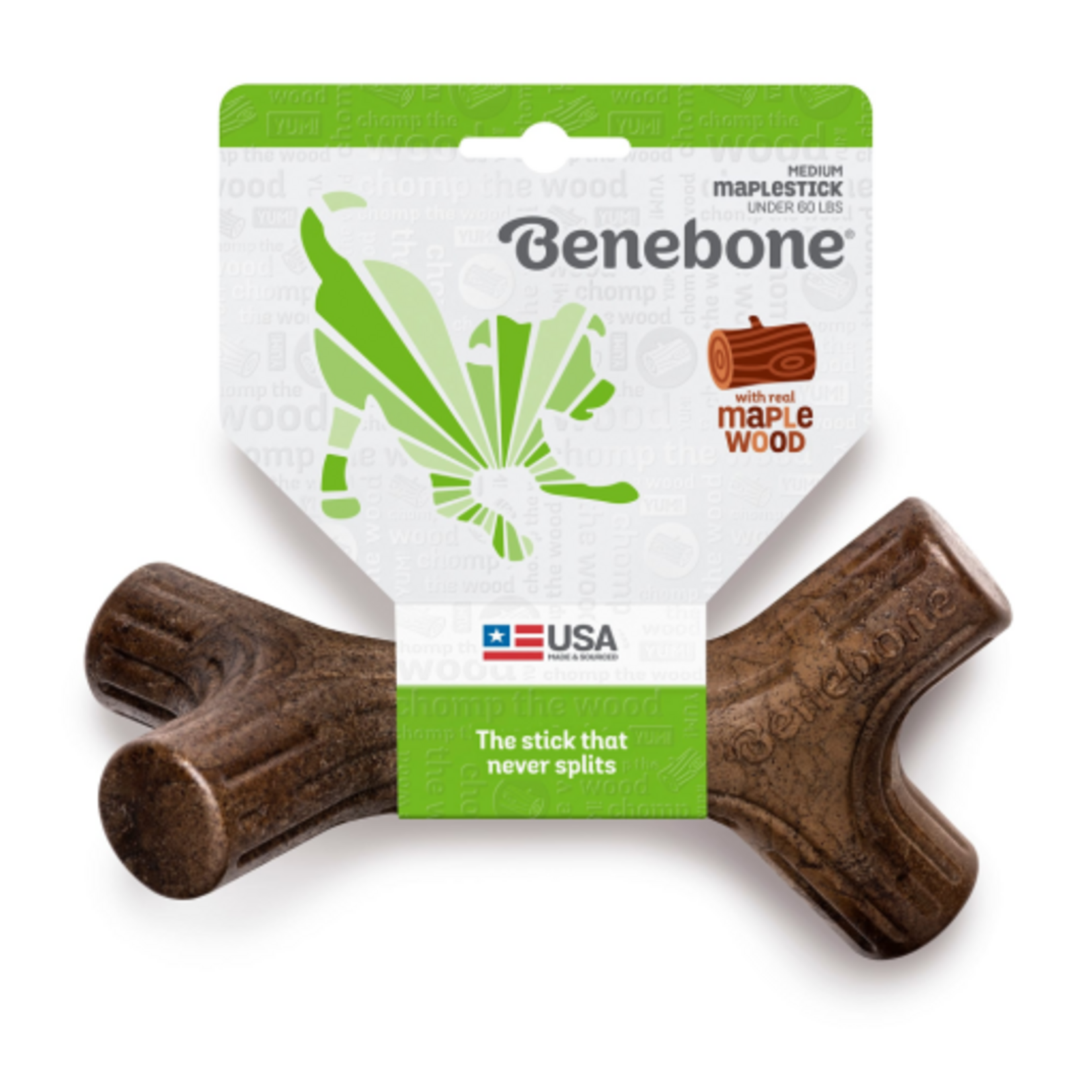 Benebone Benebone Maplestick Durable Dog Chew Toy Medium
