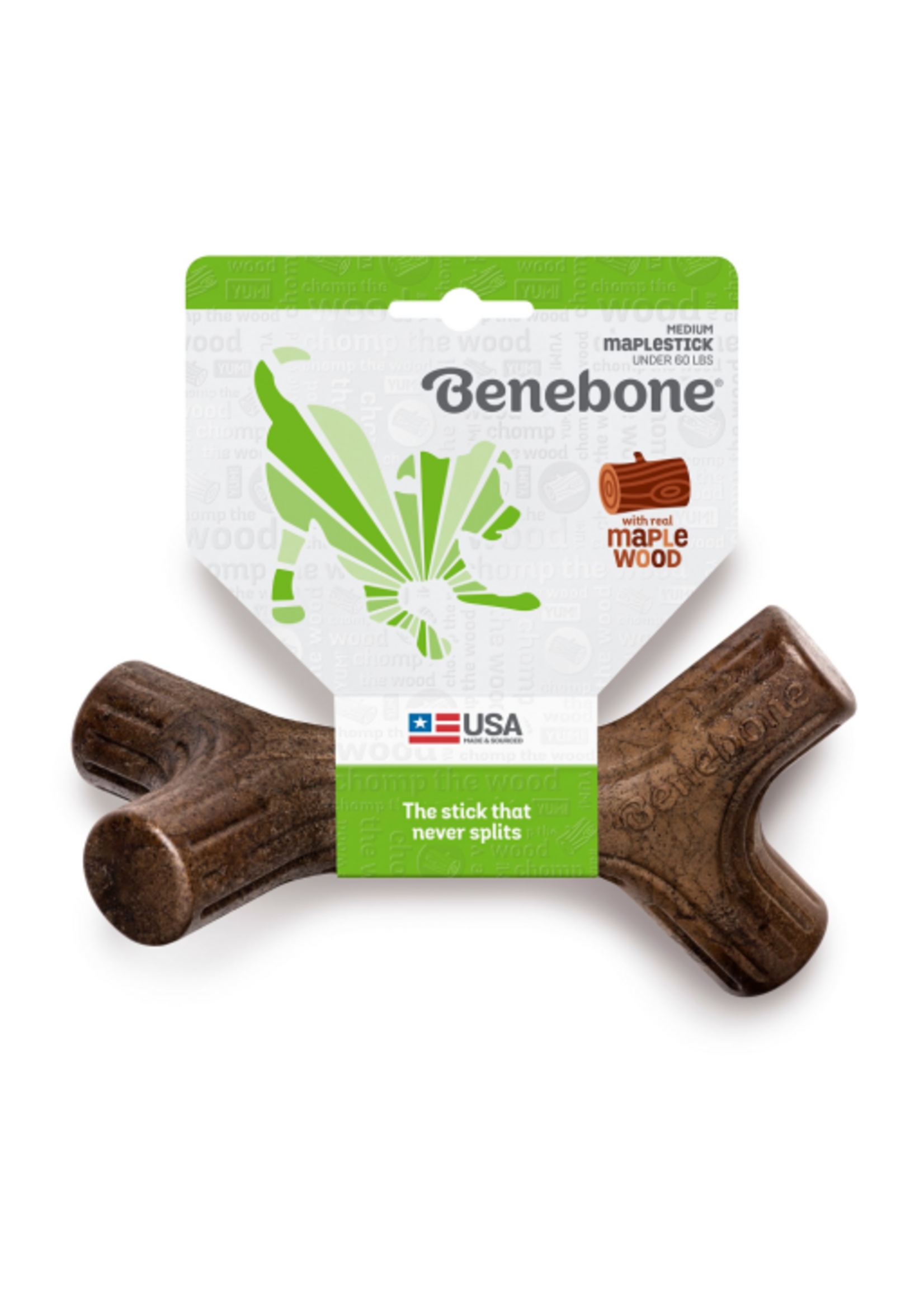 Benebone Benebone Maplestick Durable Dog Chew Toy Medium