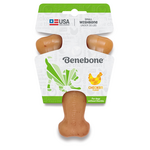 Benebone Benebone Real Chicken Durable Wishbone Dog Chew Toy Small