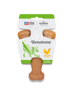 Benebone Benebone Real Chicken Durable Wishbone Dog Chew Toy Small