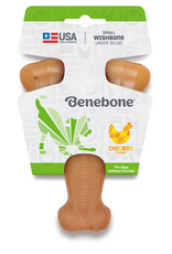 Benebone Benebone Real Chicken Durable Wishbone Dog Chew Toy Small