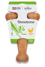 Benebone Benebone Wishbone Durable Dog Chew Toy Real Chicken Giant