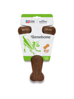 Benebone Benebone Wishbone Durable Dog Chew Toy Giant Real Peanut Flavor