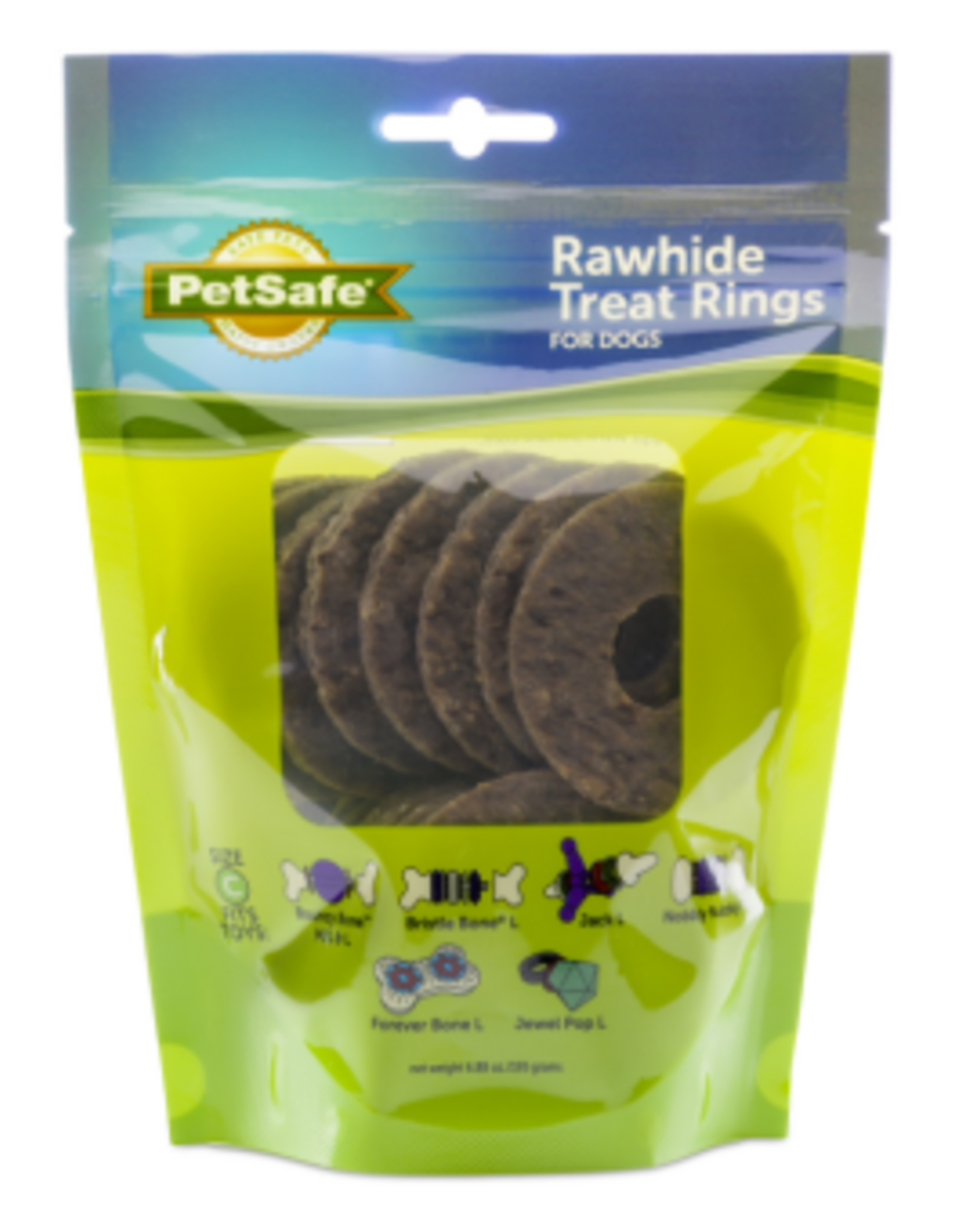 PetSafe PetSafe Busy Buddy Rawhide Treat Ring Refills for Dog Toys Original Large (Size C) Dry Food