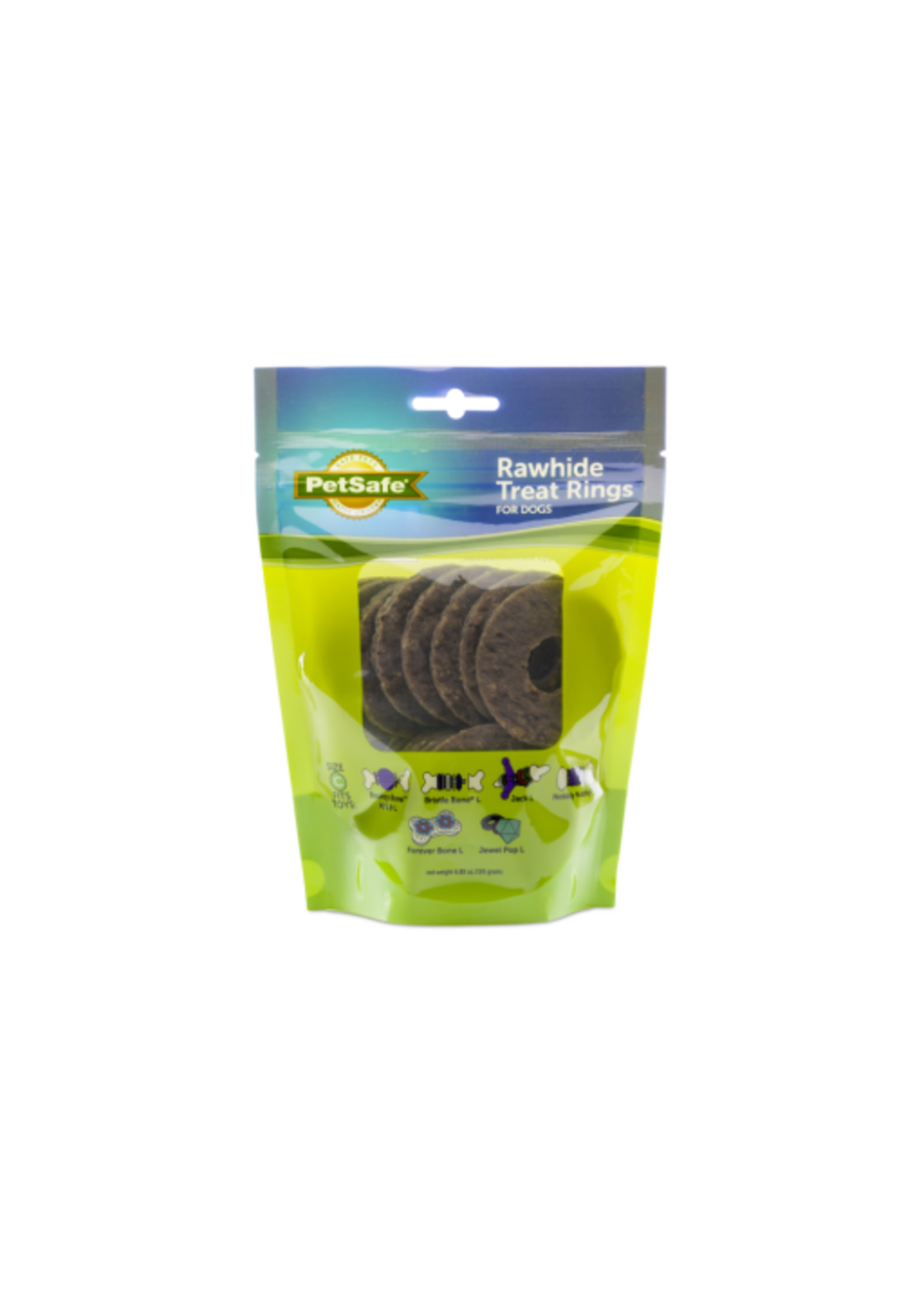 PetSafe PetSafe Busy Buddy Rawhide Treat Ring Refills Toys Original Large (Size C) Dry Food