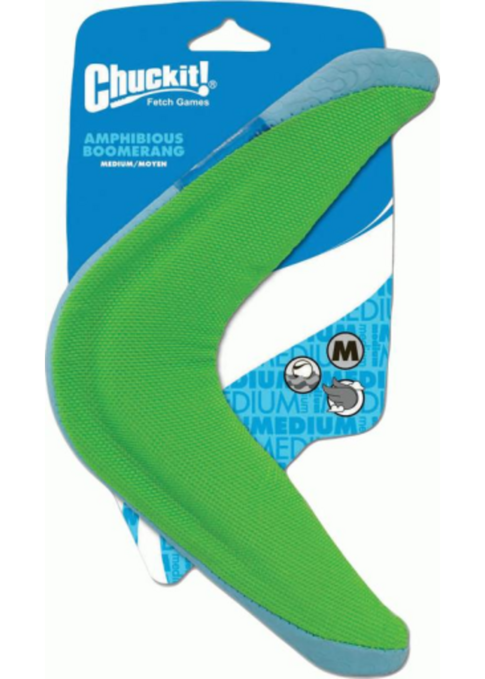 Chuckit! Chuckit! Amphibious Boomerang Fetch Dog Toy Medium Pack of 1