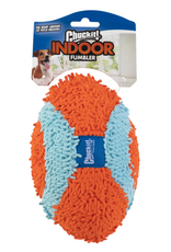 Petmate Chuckit! Indoor Fetch Fumbler Soft Chenille Football Dog Toy 9.5