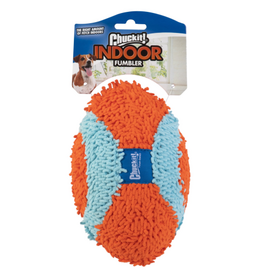 Petmate Chuckit! Indoor Fetch Fumbler Soft Chenille Football Dog Toy 9.5