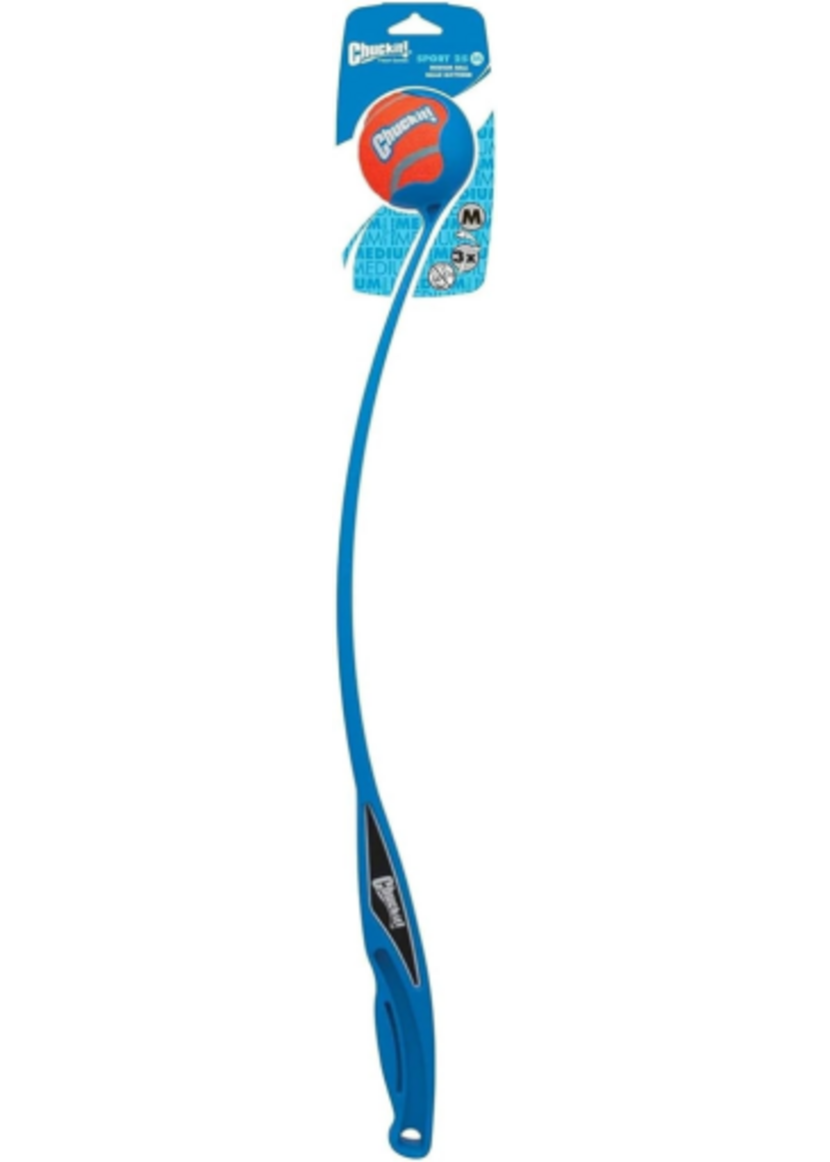 Chuckit! Chuckit! Sport 25M Dog Ball Launcher with Medium Tennis Ball (2.5 ) for Dogs 20-60 lb 25 L