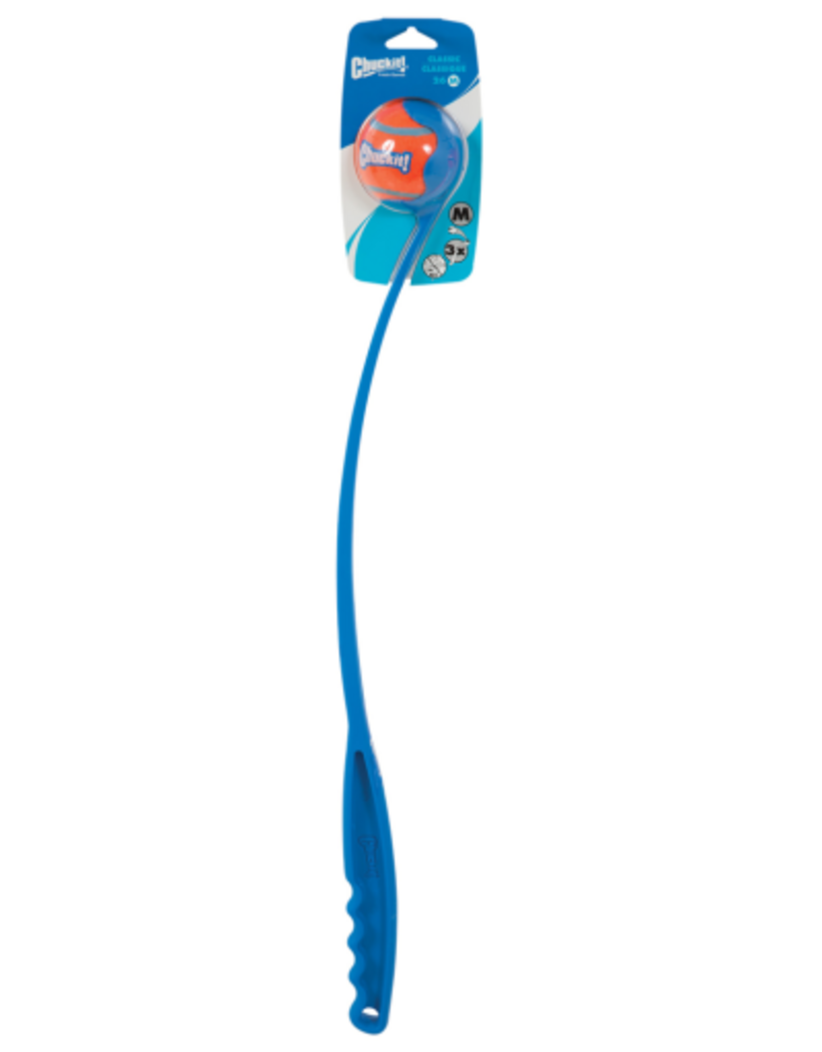 Chuckit! Chuckit! Classic 26M Ball Launcher Fetch Dog Toy 26 Handle Includes Medium (2.5 ) Ball for Dogs 20-60 lb