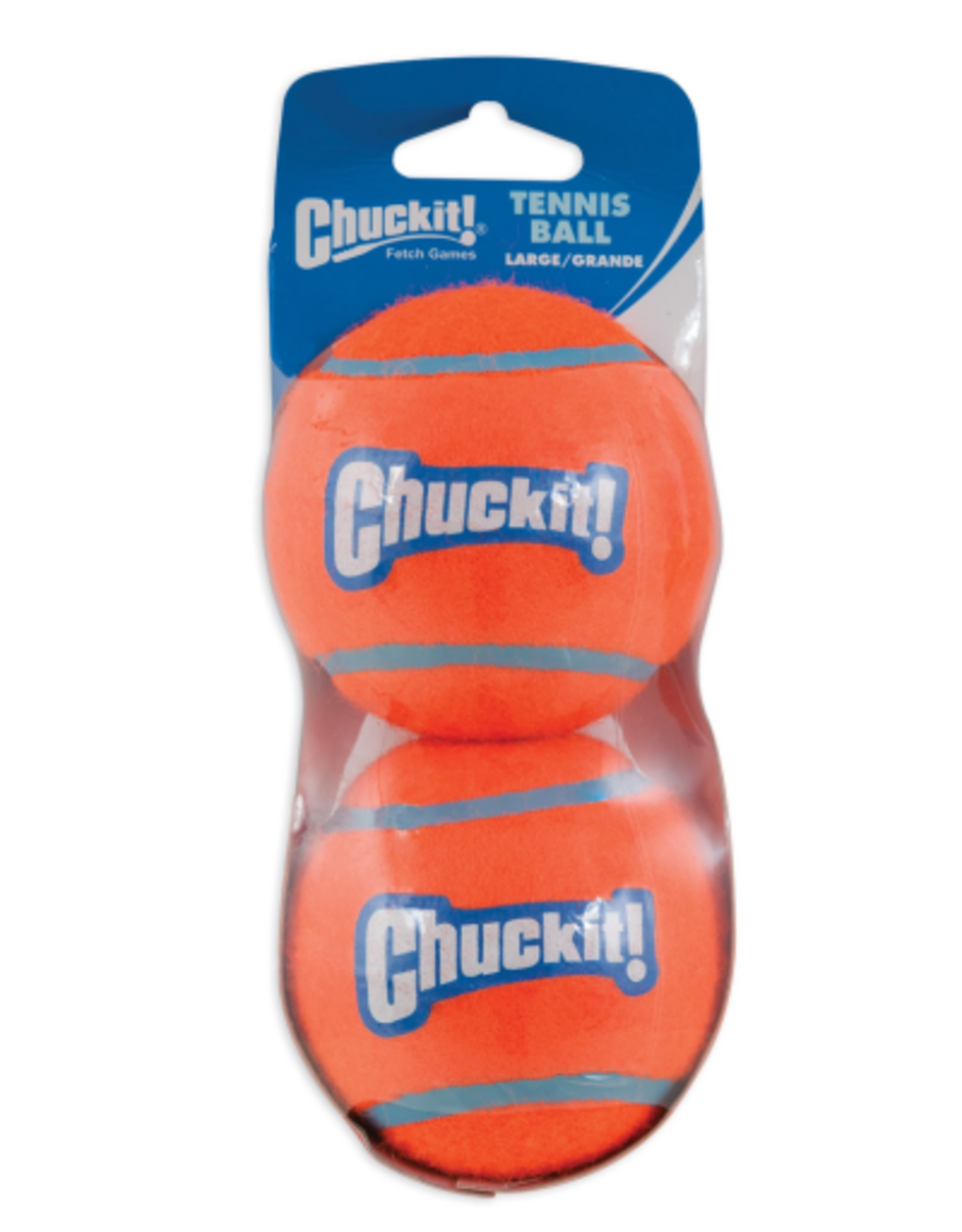 Petmate Chuckit! Floating Tennis Ball Fetch Dog Toy Large (3 ) for Dogs 60-100 lb Pack of 2