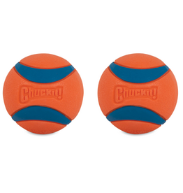 Petmate Chuckit! Ultra Ball Durable Rubber Fetch Dog Toy Medium 2.5 for Medium Dogs Pack of 2