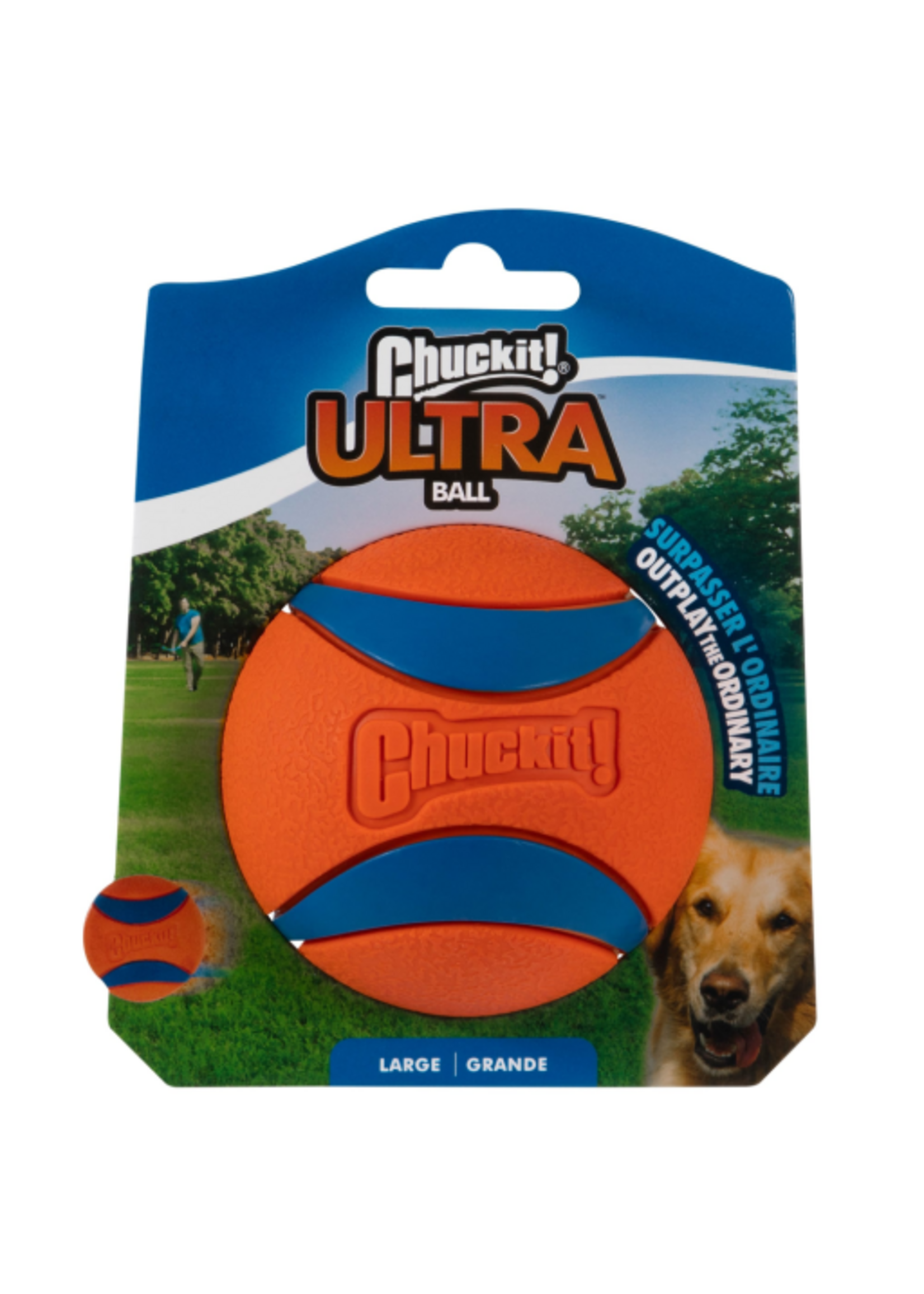 Chuckit! Chuckit! Ultra Ball Rubber Fetch Dog Toy Large For Dogs 60-100 lb Pack of 1