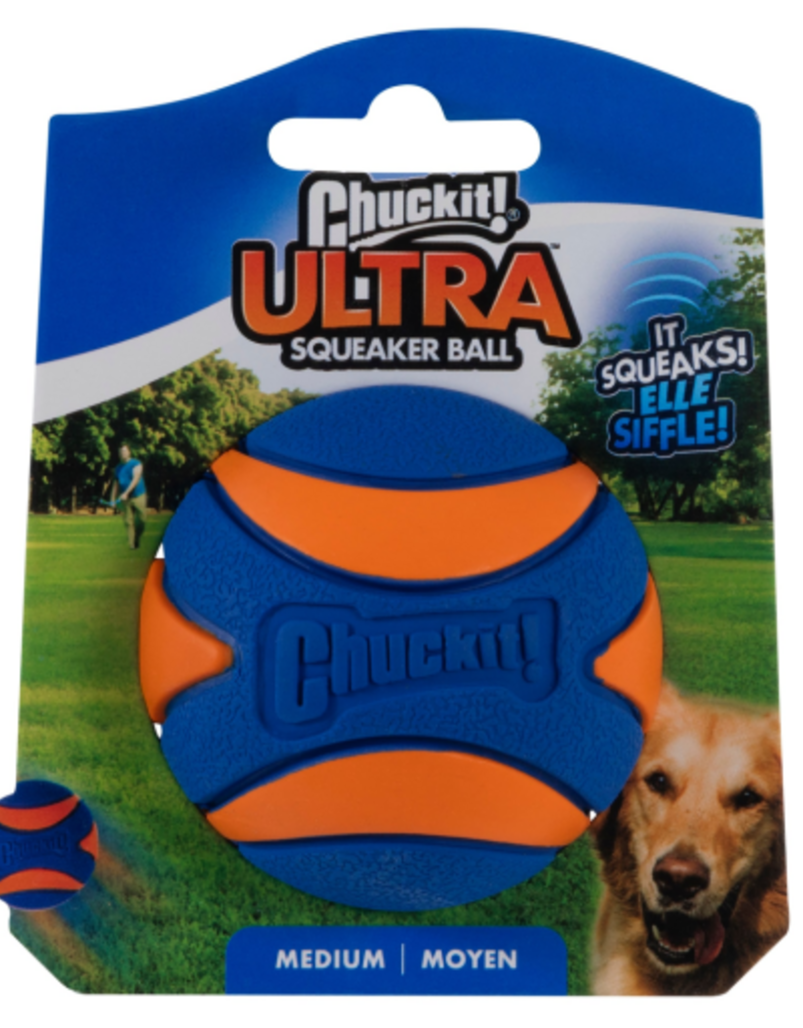 Petmate Chuckit! Ultra Squeaker Ball Dog Toy Medium 1 Pk