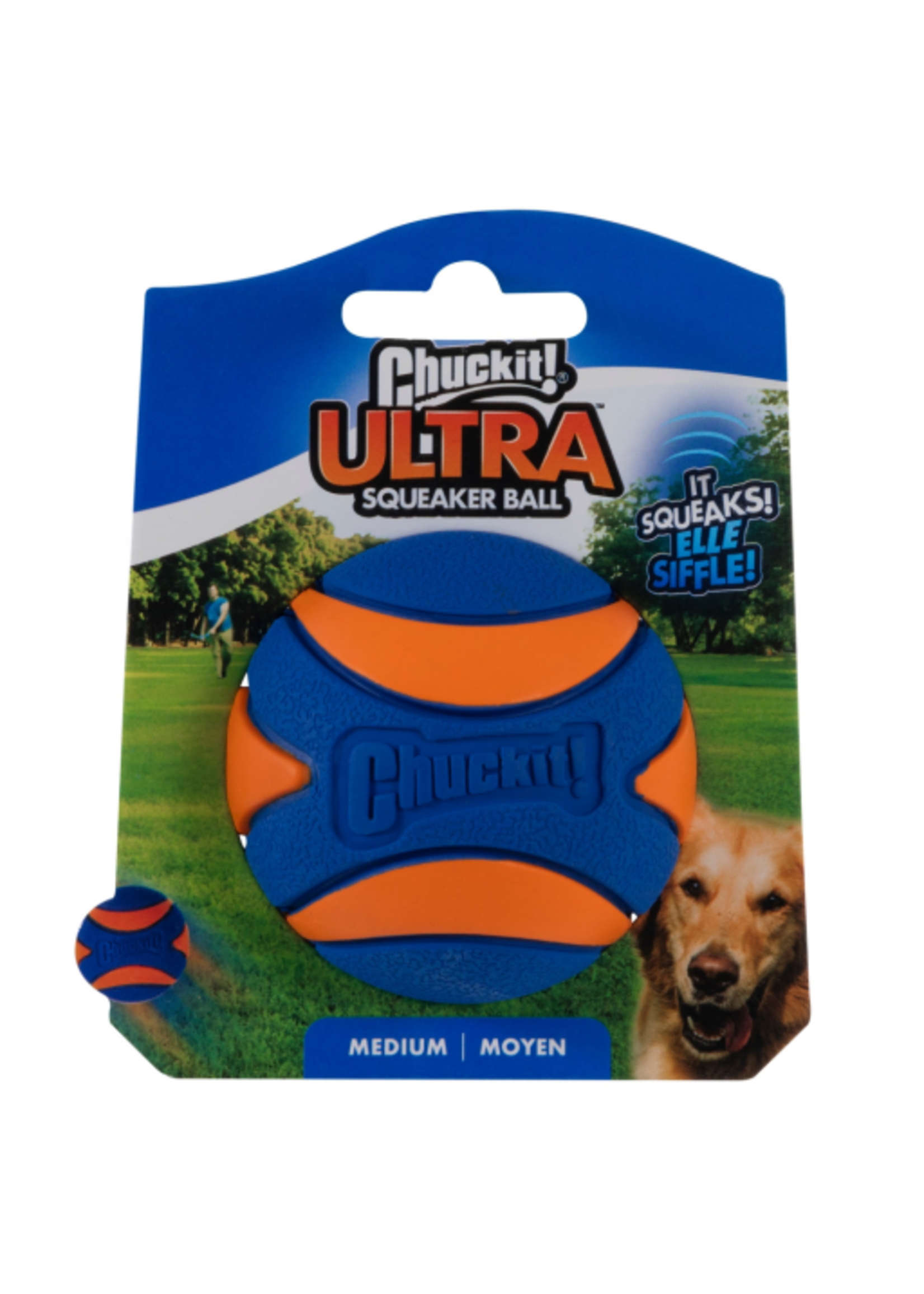 Chuckit! Chuckit! Ultra Squeaker Ball Dog Toy Medium 1 Pk