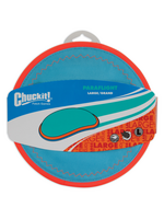 Chuckit! Chuckit! Paraflight Flying Disc Nylon Frisbee Dog Toy for Pools Large 10.25 for Dogs 60-100 lb
