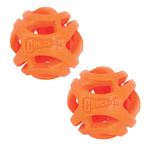 Chuckit! Chuckit! Air Fetch Hard Breathe Easy Rubber Fetch Ball Dog Toy Small Pack of 2