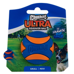 Chuckit! Chuckit! Ultra Squeaker Ball Fetch Dog Toy Small (2 ) for Dogs Puppies 0-20 lb Pack of 1