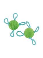 Coastal Pet Products Coastal Turbo 2-Pack Green Wool Ball Cat Toys