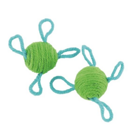 Coastal Pet Products Coastal® Turbo® 2-Pack Green Wool Ball Cat Toys