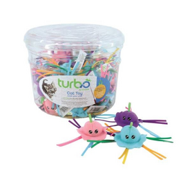 Coastal Pet Products Coastal® Turbo® Jellyfish with Ribbons and Lime Loop Cat Toy Assortment