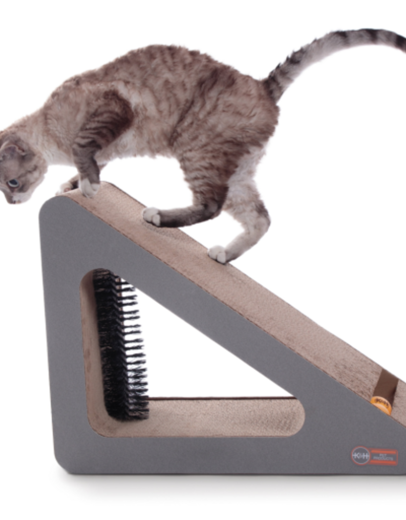 K&H Pet Products K&H Pet Products Creative Kitty Scratch  Ramp and Groom Cat Scratcher Cardboard 9.5 X 19.5 X 15 Inches
