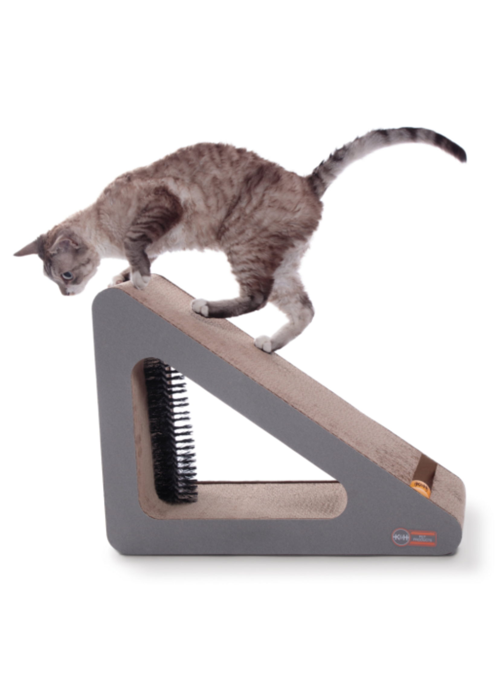 K&H Pet Products K&H Pet Products Creative Kitty Scratch  Ramp and Groom Cat Scratcher Cardboard 9.5 X 19.5 X 15 Inches