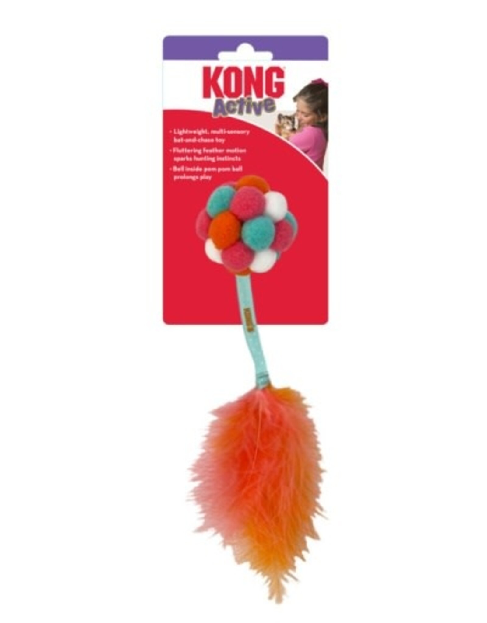 KONG KONG Cat Active Bubble Ball Assorted Cat Toy