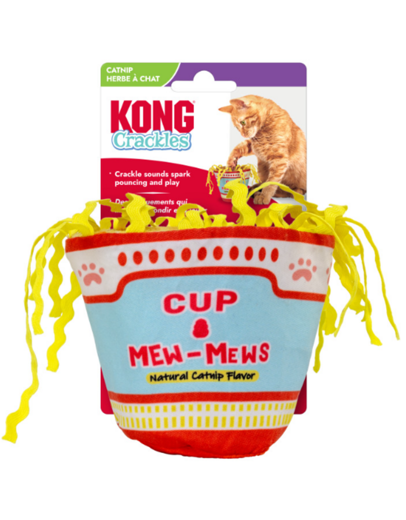 KONG KONG Crackles Cup of Mew-Mews Cat Toy