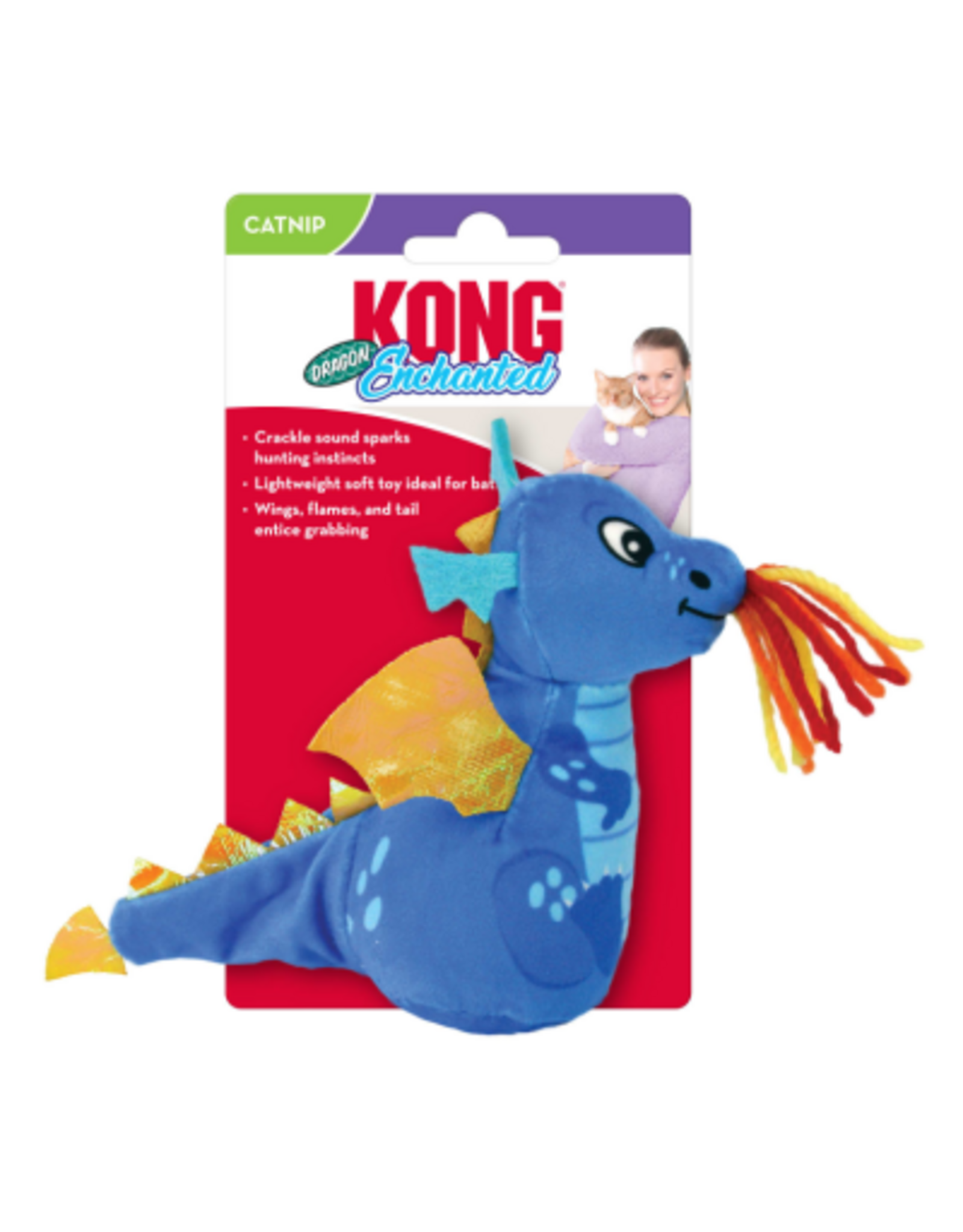 KONG KONG Enchanted Dragon Cat Toy