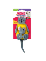 KONG KONG Pull-A-Partz Cheezy Catnip Toy Grey