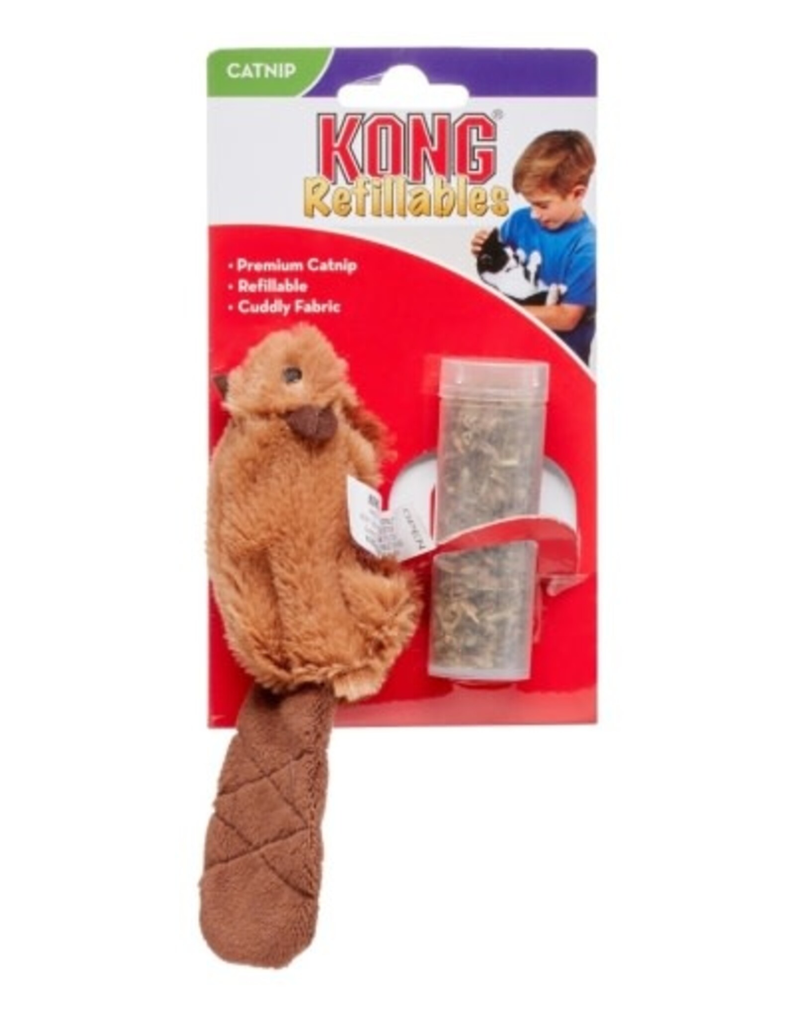 KONG KONG Refillables Beaver Cat Toy