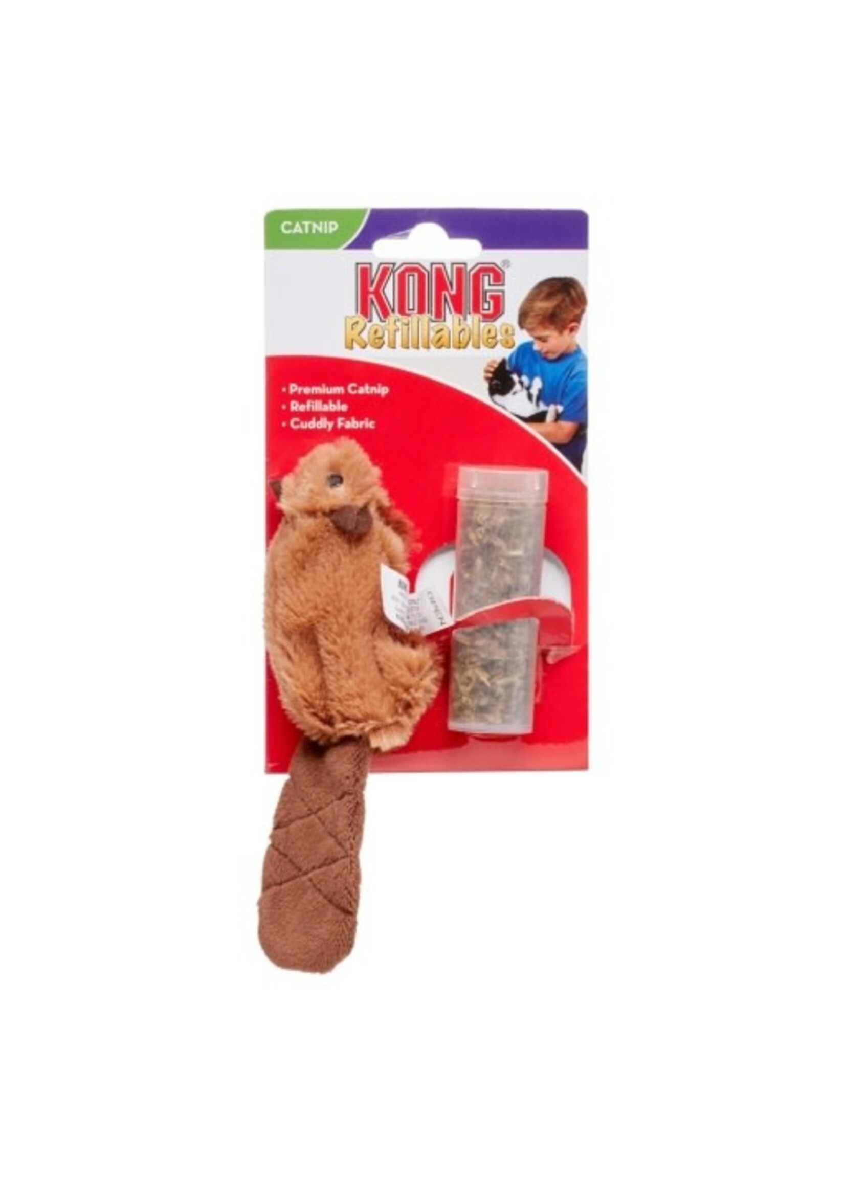 KONG KONG Refillables Beaver Cat Toy