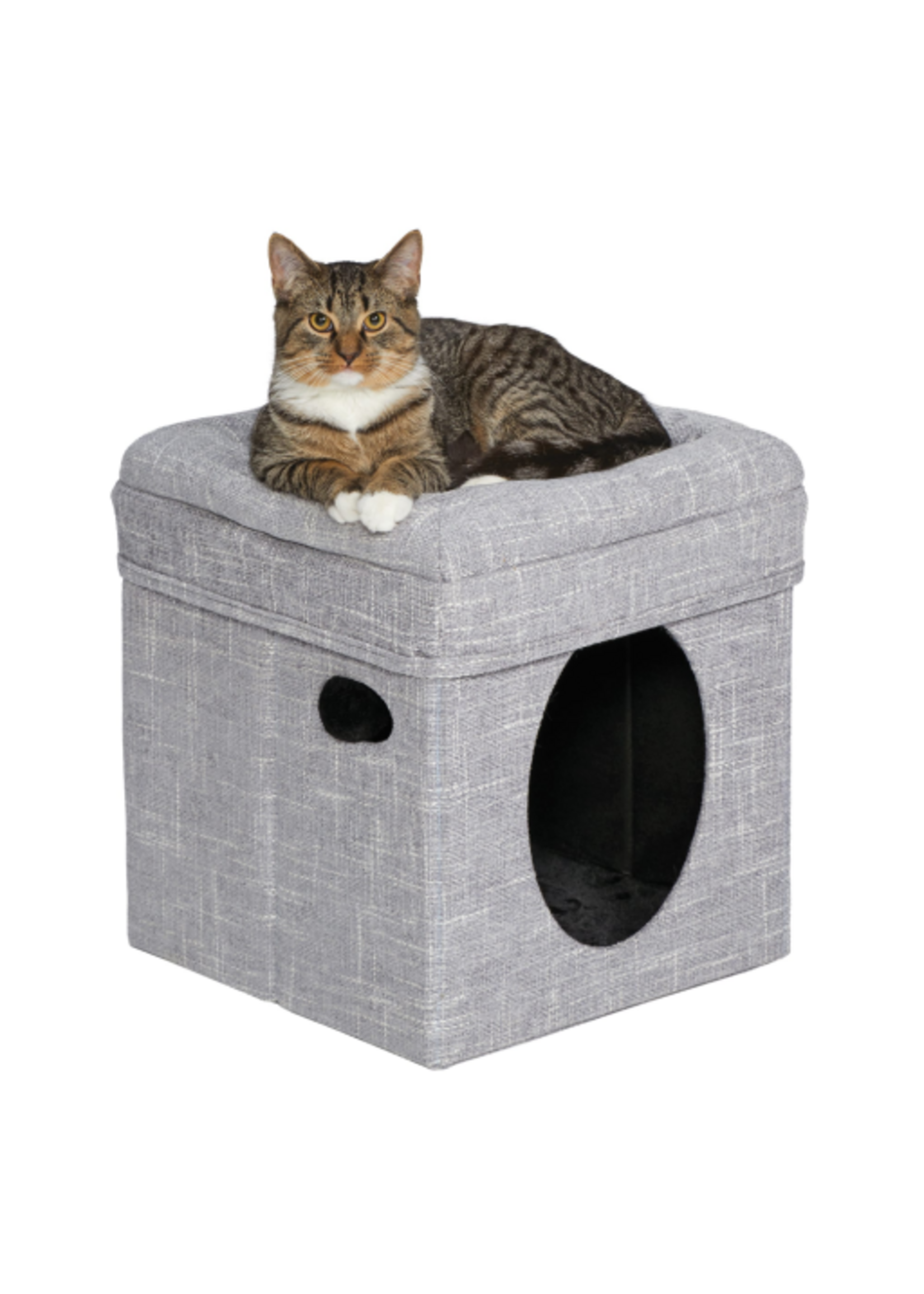 MidWest Midwest Curious Cube Silver Mesh for Cat