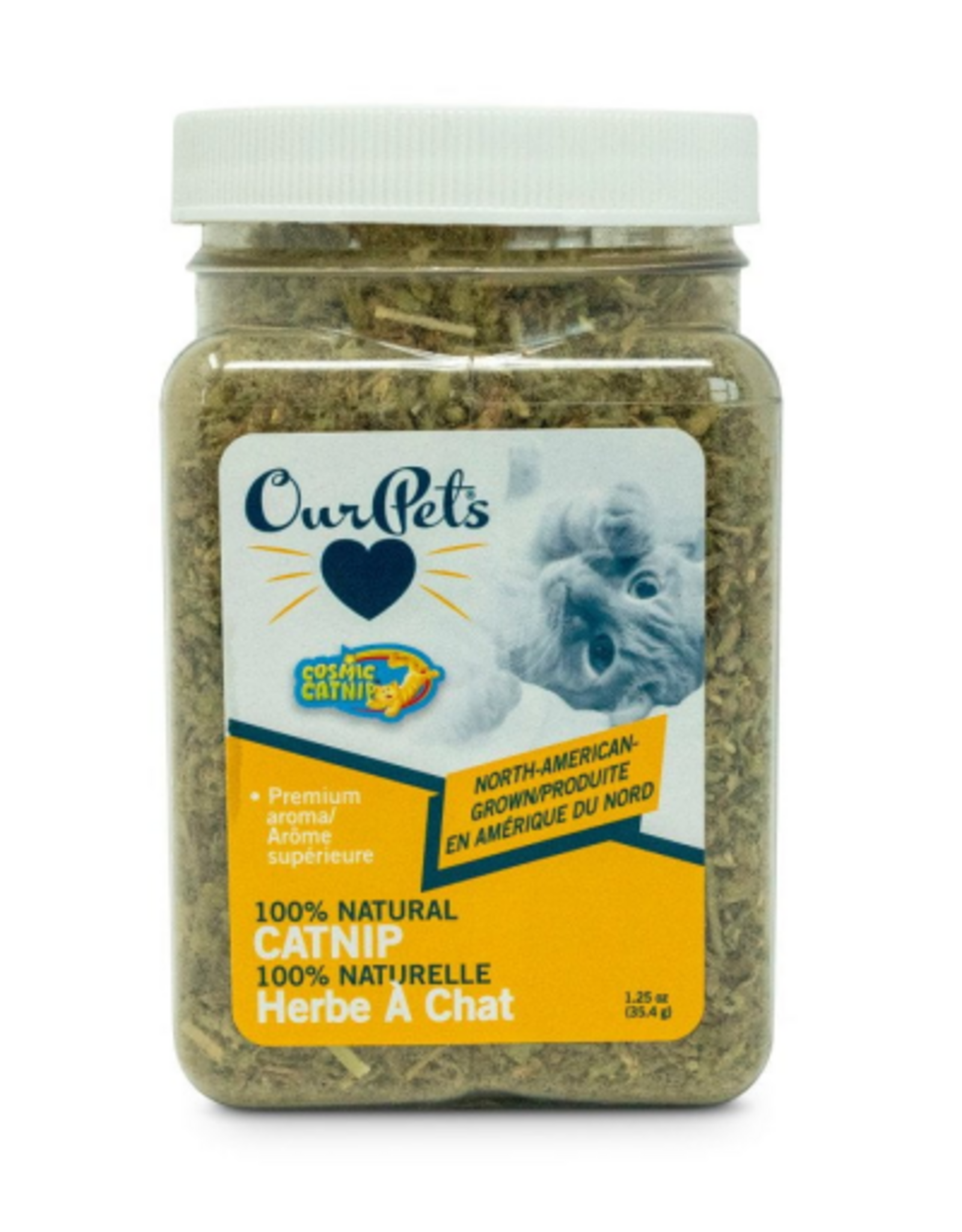 OurPets OurPets Cosmic Catnip 100% Natural Catnip 1.25 Oz. Jar
