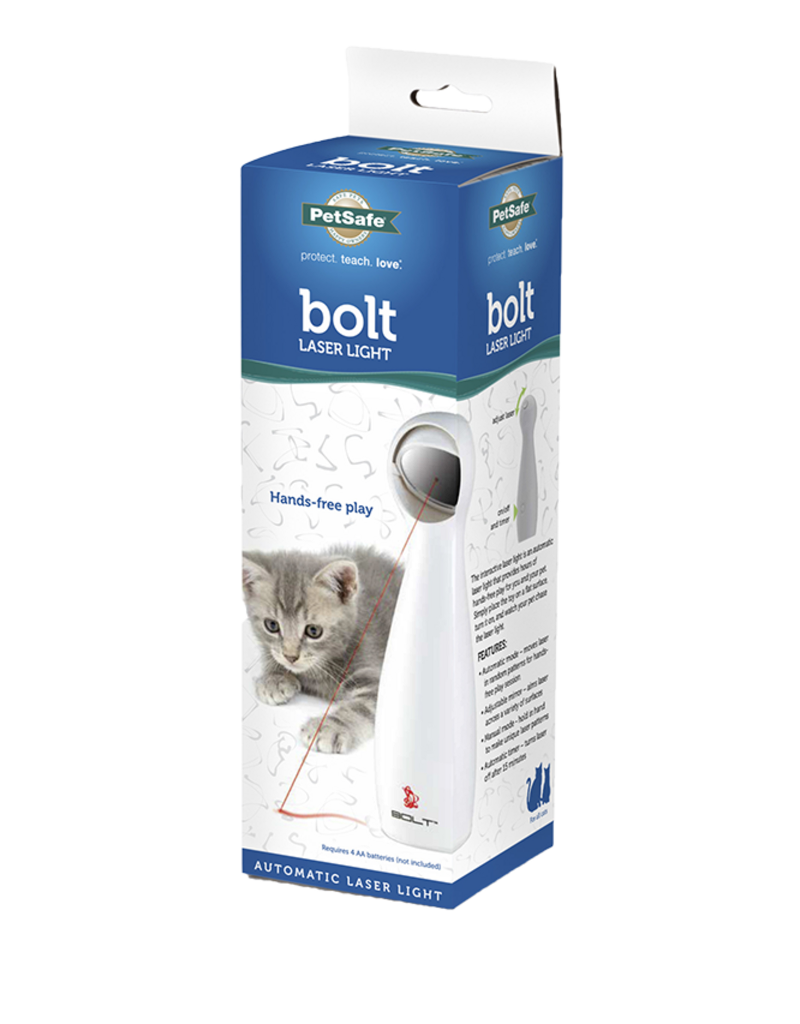 PetSafe PetSafe Bolt Automatic Laser Light Cat Toy Interactive Adjustable