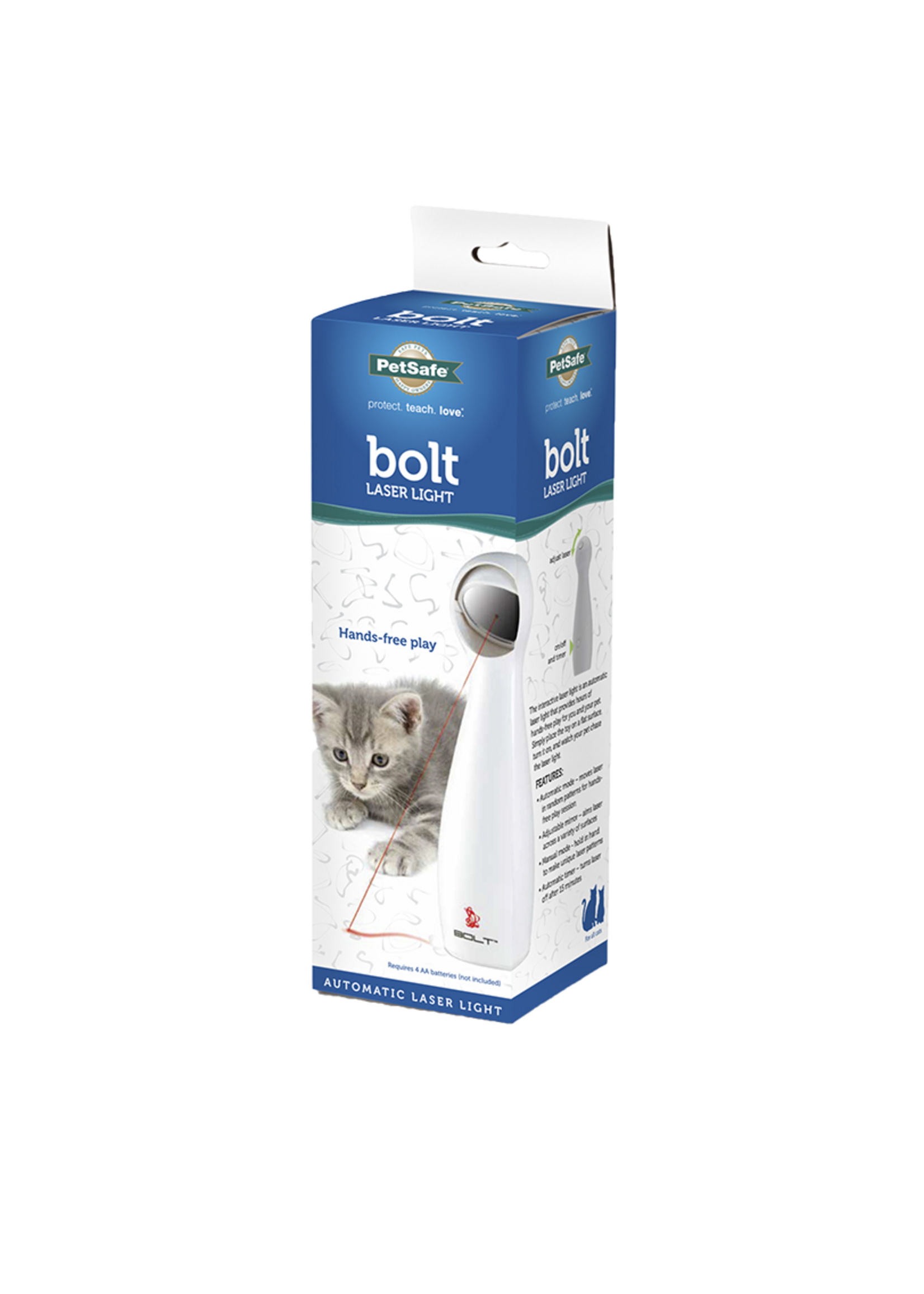 PetSafe PetSafe Bolt Automatic Laser Light Cat Toy Interactive Adjustable