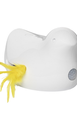 PetSafe PetSafe Peek-A-Bird Electronic Cat Toy, Small, White/Yellow