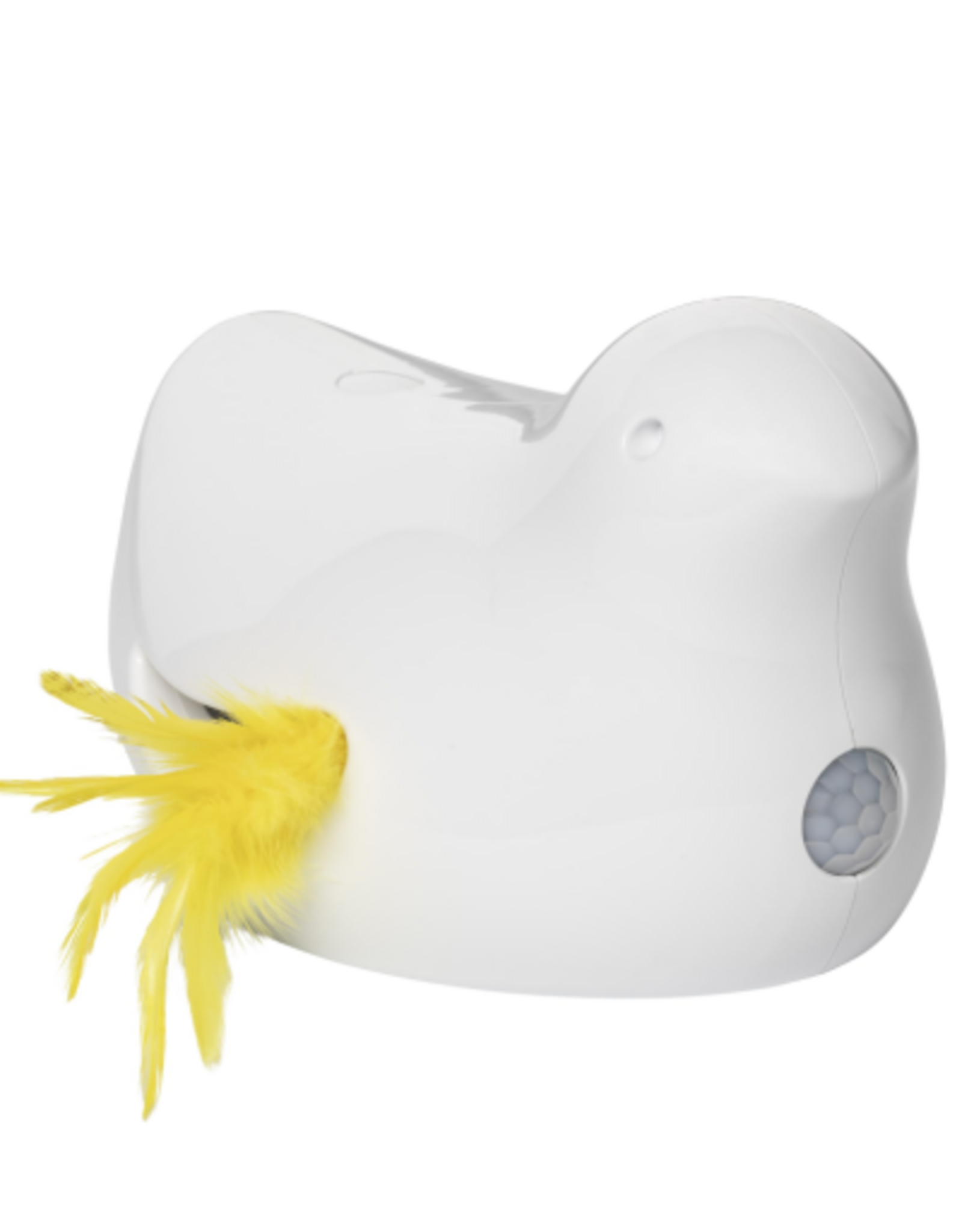 PetSafe PetSafe Peek-A-Bird Electronic Cat Toy, Small, White/Yellow