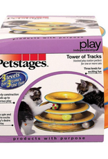 PETSTAGES Petstages Tower of Tracks Interactive Cat Toy Orange