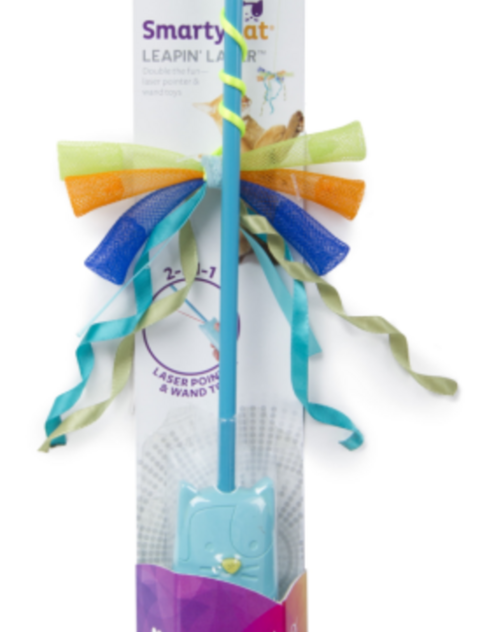 SmartyKat SmartyKat Leapin Laser 2 in 1 Laser and Wand Cat Toy